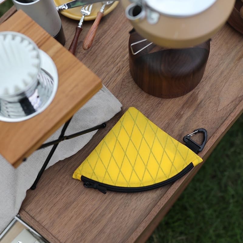 Coffee Space Coffee Filter Paper Carrying Case RPB-101, Dustproof and Water-Repellent, Fits Conical and Trapezoid Filters, Perfect for Camping and