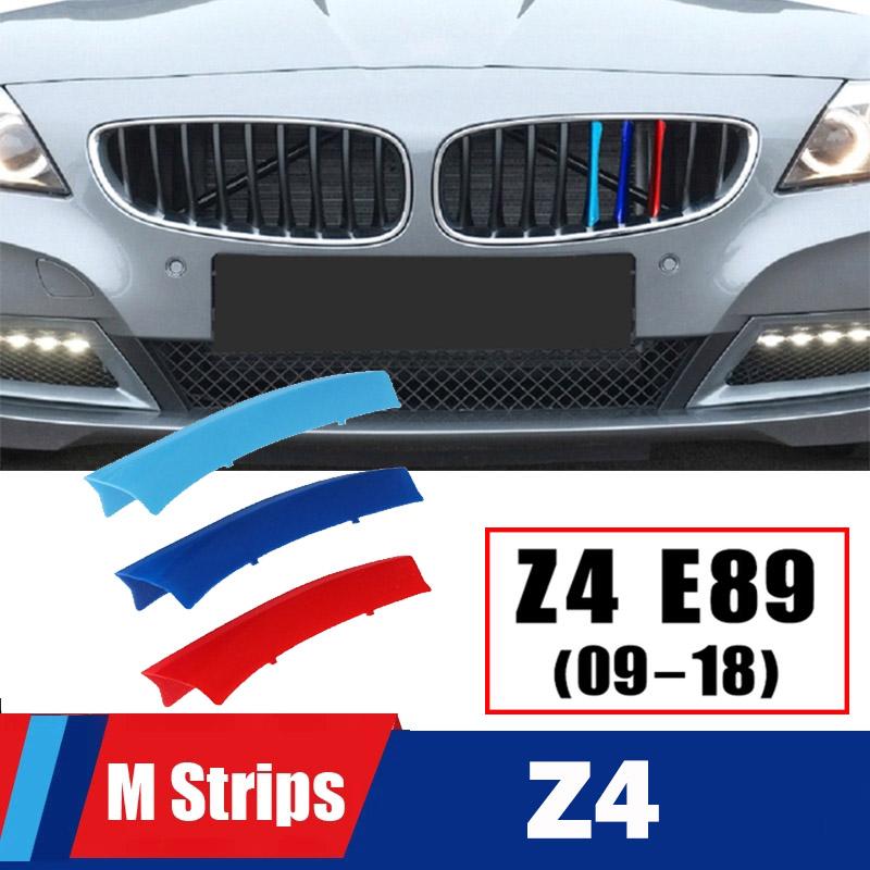 MLKK4 M Power Front Grille Trim Strips For BMW X1 X2 X3 X4 X5 X6 X7 F48 F49 E84 F39 F25 F26 G01 G02 F15 E70 G05 F16 E71 E72 G07 Z4 E89
