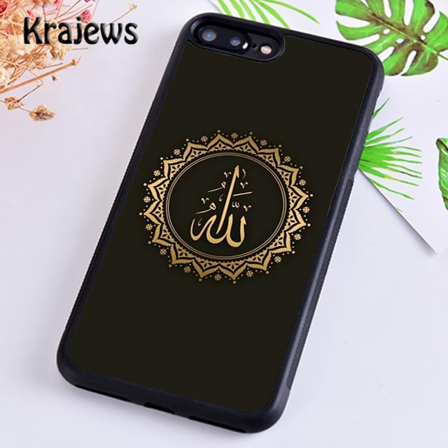 Krajews Muslimischen Arabischen Kalligraphie Stil Weiche Telefon Fall Für iPhone 14 5 6s 7 8 plus XR XS 11 12 13 pro max Samsung S21 S22ultra