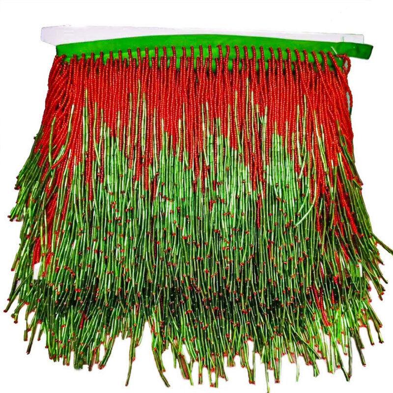 45x14cm Beaded Rhinestone Fringe Tassel Trim Crystal Diamond Chain Curtain Edges DIY Ress Tassel Fringe Trim Decoration