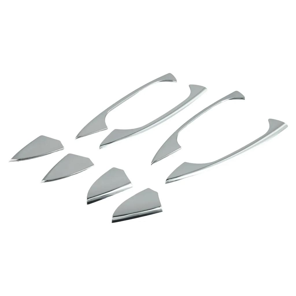 Car Styling Accessories Chrome Door Handle Cover Car Handle Cover Easy Installation High-Quality Materials Secure Attachment