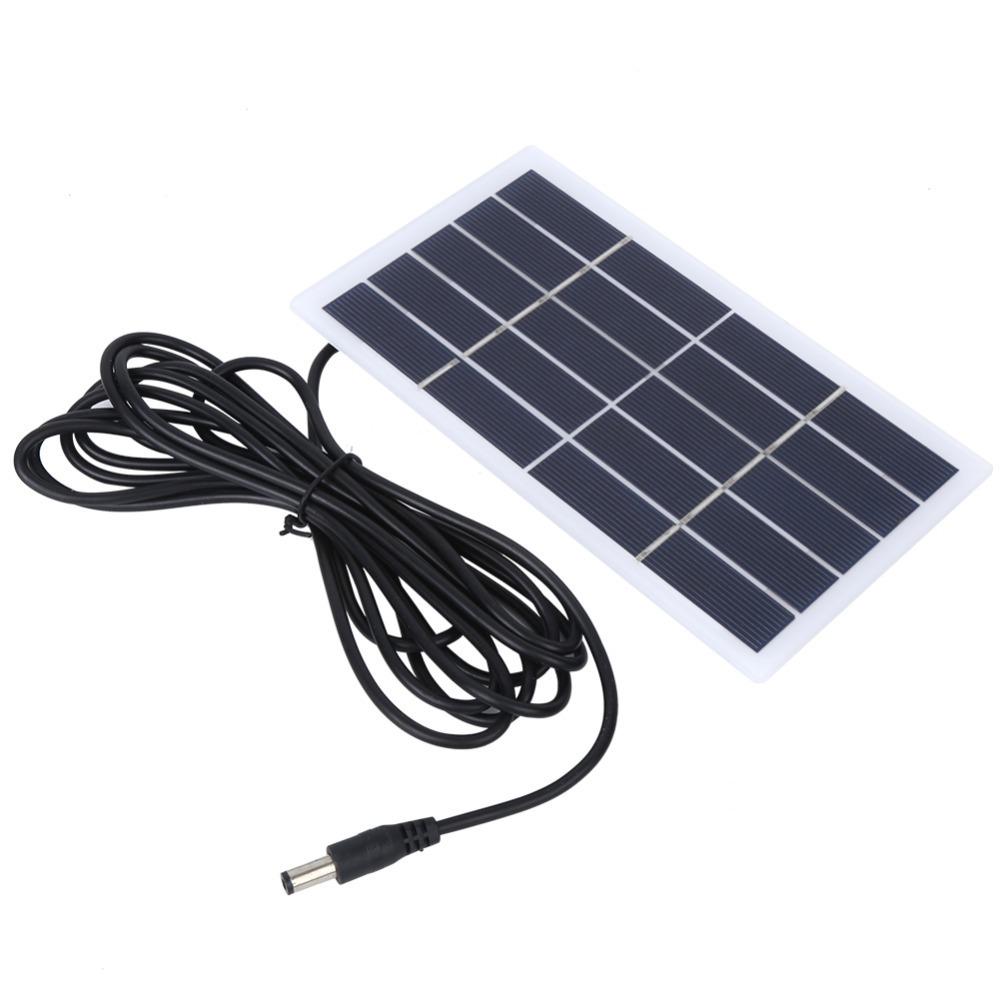 Portable Solar Panel 2W 5V Solar Panel Kit Durable Solar Charger Panel  Camping Portable Power