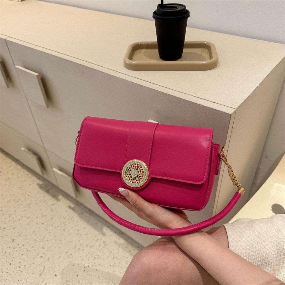 Minority women's diagonal cross hand-held single shoulder small square bag armpit bag