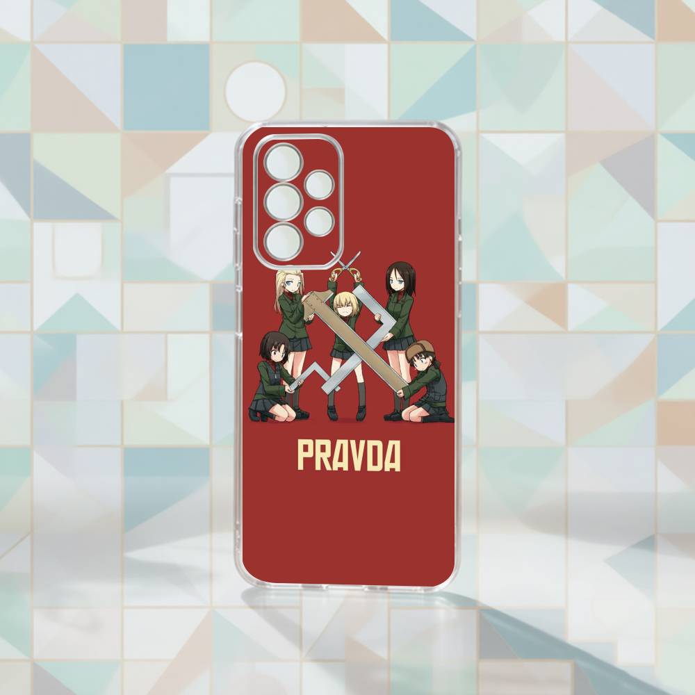 G-GIRLS U-Und P-PANZER-ES  Phone Case Transparent Silicone Soft For Samsung S25,S24,S21,S22,S23,S30,Ultra,S20,Plus,Fe Samsung S25ULTRA
