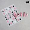 3D Halloween Nail Stickers Little Spider Pumpkin Ghost Funny Glitter Nail Decals For Festival Nail Decor Manicure Sliders