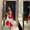 Korean Style Sleeveless Plus-Size Maternity Dress - Loose Fit, Medium to Long Length for Summer