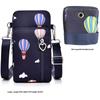 Korean Style Women's Crossbody Phone Bag - Mini Vertical Coin Purse Pouch