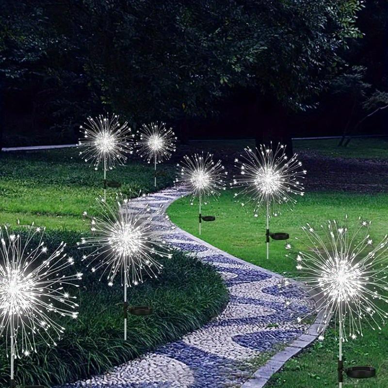 Solar LED Garden Lights - 8 lighting modes,colorful color-changing decorative lights,energy saving,garden lighting,stylish design,durable construction