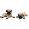 Resin Animal Pug Craft Small Dog Ornament For Party And Holiday Ideas Gift