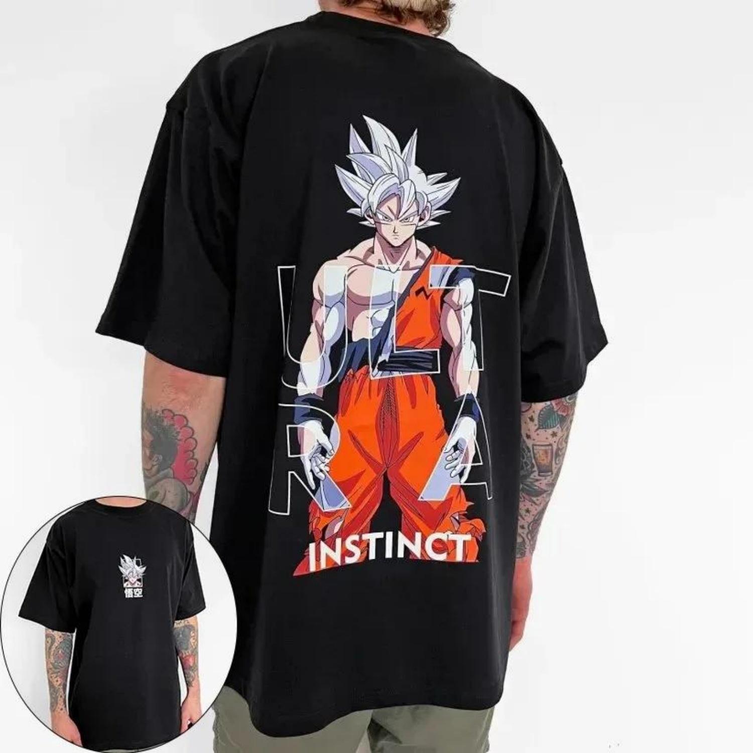 

Goku Seven Dragon Ball Anime Saiyan Son Tshirt Summer Casual Comfort Short Sleeve Retro Print Men Women Harajuku Style S чёрный