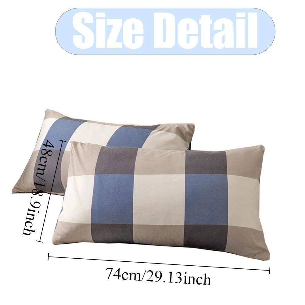 2 Pieces Set 48x74cm Breathable Pillowcase Polyester Envelope Pillow Cover for Summer Sleeping Funda Almohada Funda De Almohada