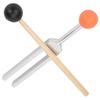 528-Hz-Stimmgabel aus Aluminiumlegierung mit Hammer für Klangheilungstherapie
