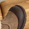 Soft leather children's snow boots suitable for babies toddlers lined with warm polar fleece winter outdoor shoes toddler boots