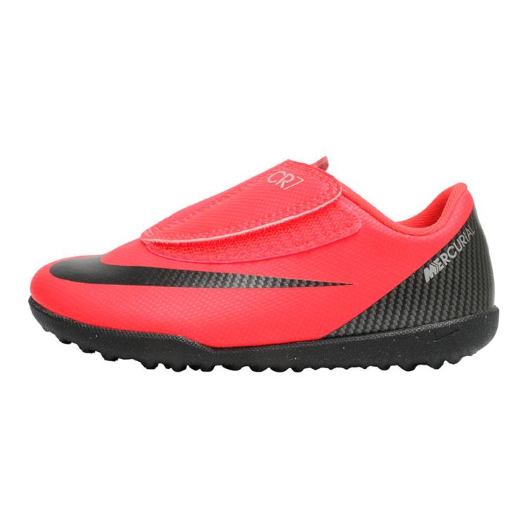 Nike JR Vapor 12 Club CR7 TF Red Black AJ3108-600 25