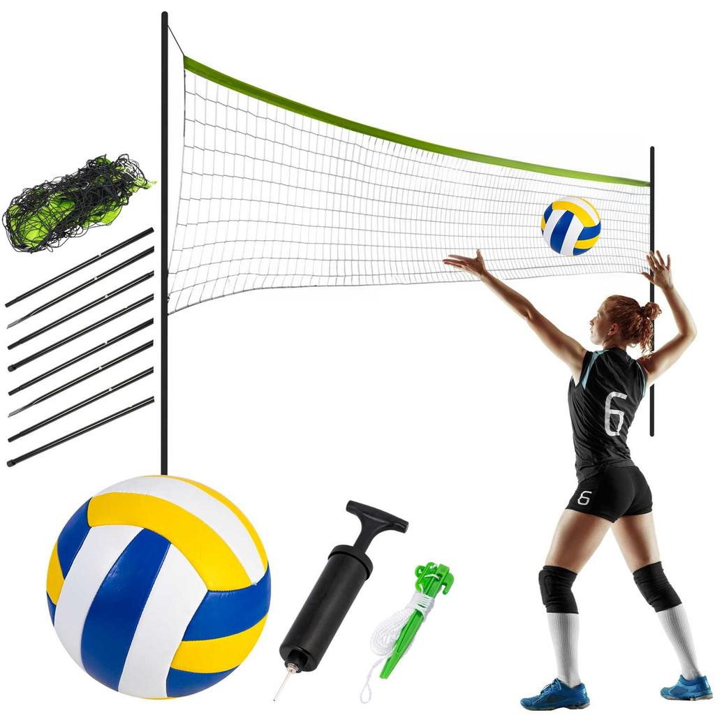 Netz und Rahmen für Volleyball und Badminton 570 cm