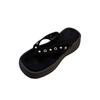 ~ Spice Girl Style~ 2025 Summer Two Wear Thick-soled Muffin Skinny Long Cool Boots Toe Casual Roman Slippers Women's Sandals
