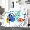 1pc Nemo Adventure Flannel Blanket,Ultra Soft Warm Plush Throw for Home Bedroom Bed Sofa Cover Camping Picnic gift Y72452