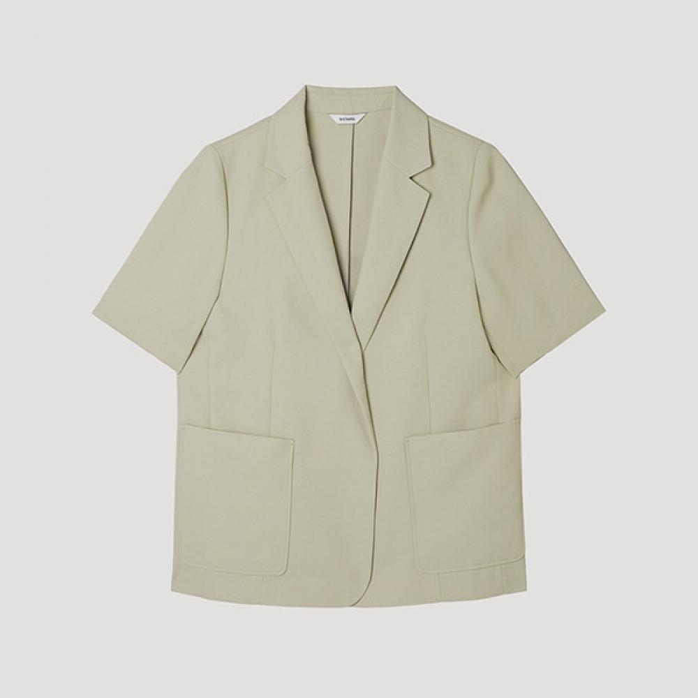 

[She S miSS] Half Sleeve Open Jacket Swwjkp22070 blacks/55