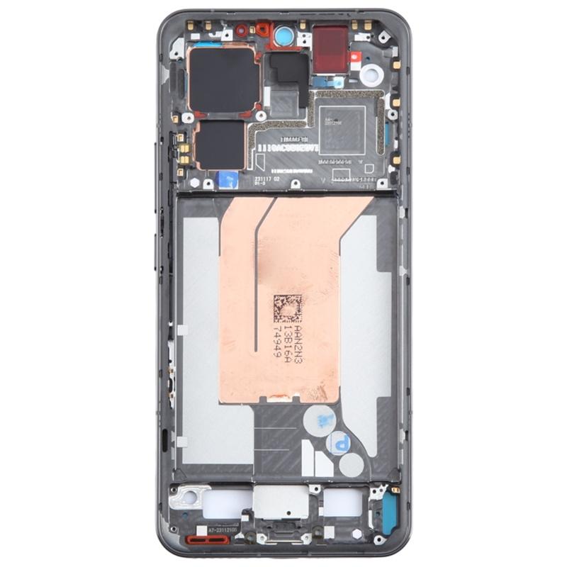 

For Xiaomi 14 Pro Phone Middle Plate Frame Repair Part (A-Side) (without Logo) Silver