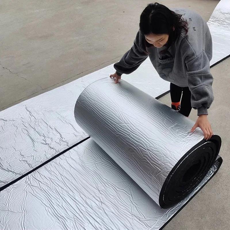 2*0.5M 5/10mm Car Sound Mat Proofing Deadener Heat Insulation Mat for Auto Van Deadening Insulation Mat Car Accessories Interior