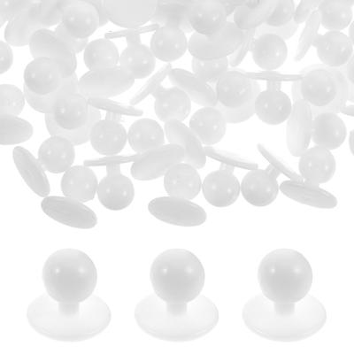 100 sztuk Zamienne Guziki Szefa Kuchni Odporne na Zużycie Plastikowe Guziki do Garnituru Munduru Szycia Rękodzieła Dekoracji Zestaw Guzików
