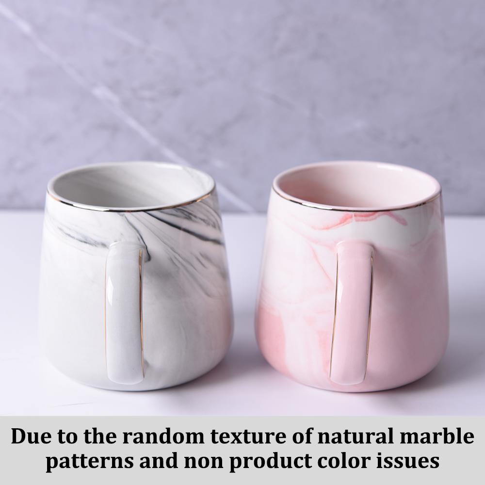 1 stk Keramisk kopp uten lokk med gullkant Kaffekopp Havregrøt Frokostkopp Kreativ Personlig Krus