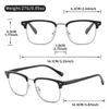 The New Photosensitive Color-changing Reading Glasses Are Retro Half-Frame Eyebrow Reading Glasses For Men