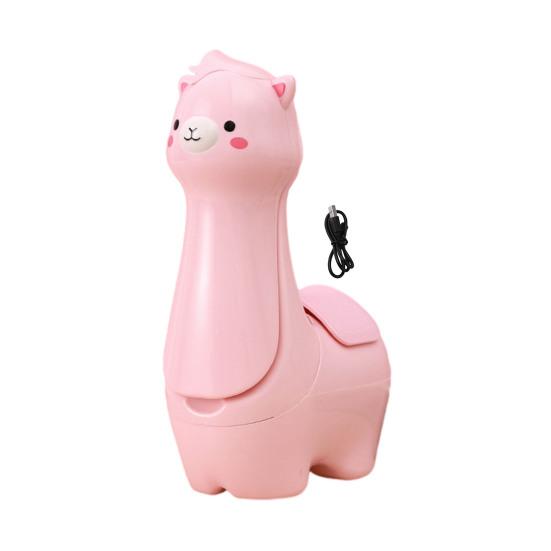 Alpaca Small Table Lamp LED Soft Light Adjustable Brightness USB Powered Folding Design Portable Desk Lamp with Pen Holder