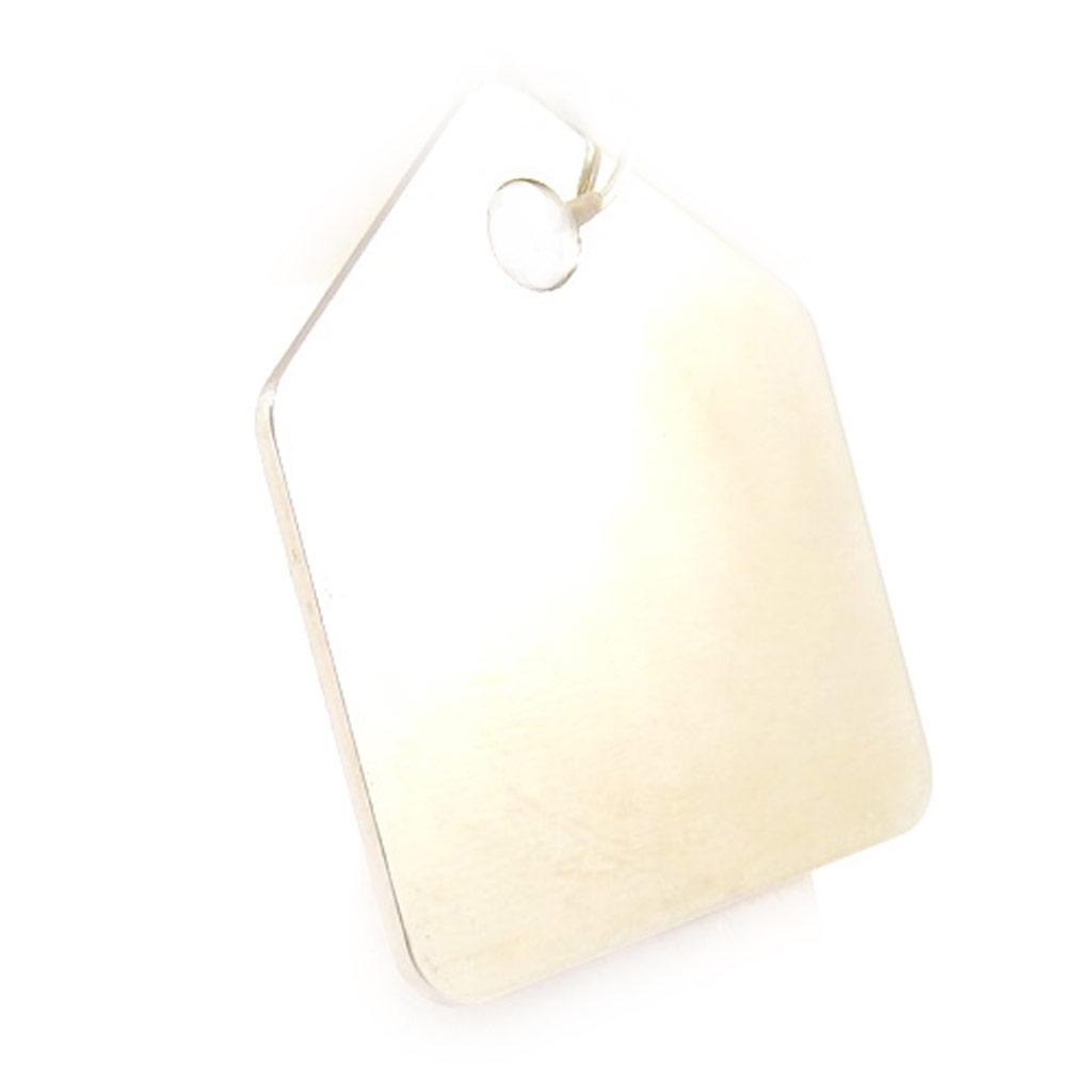 Les Trésors De Lily [C2993] - Médaille Animaux 'Carré' Argenté Nickelé