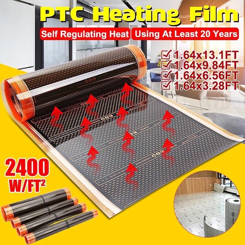 Infrared Low Power Consumption Energy Saving PTC Self Regulating Underfloor Warm Floor Carbon Heating Film New AC 200~240V 50/60Hz