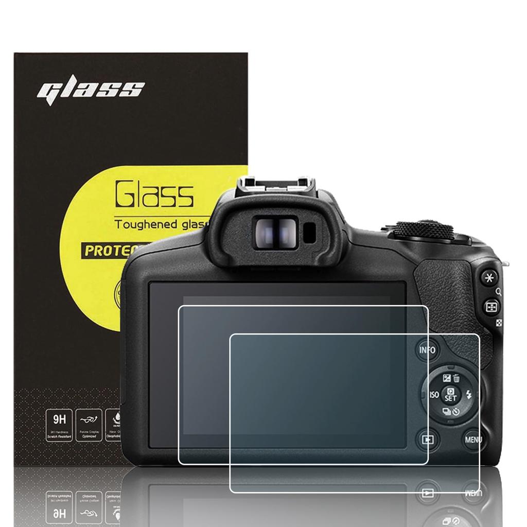 Set of 2 Glass Screen Protectors for Canon EOS Compatible with Canon EOS and EOS with Over Transmittance and 9H and Fingerprint Repellent Ultra-Thin