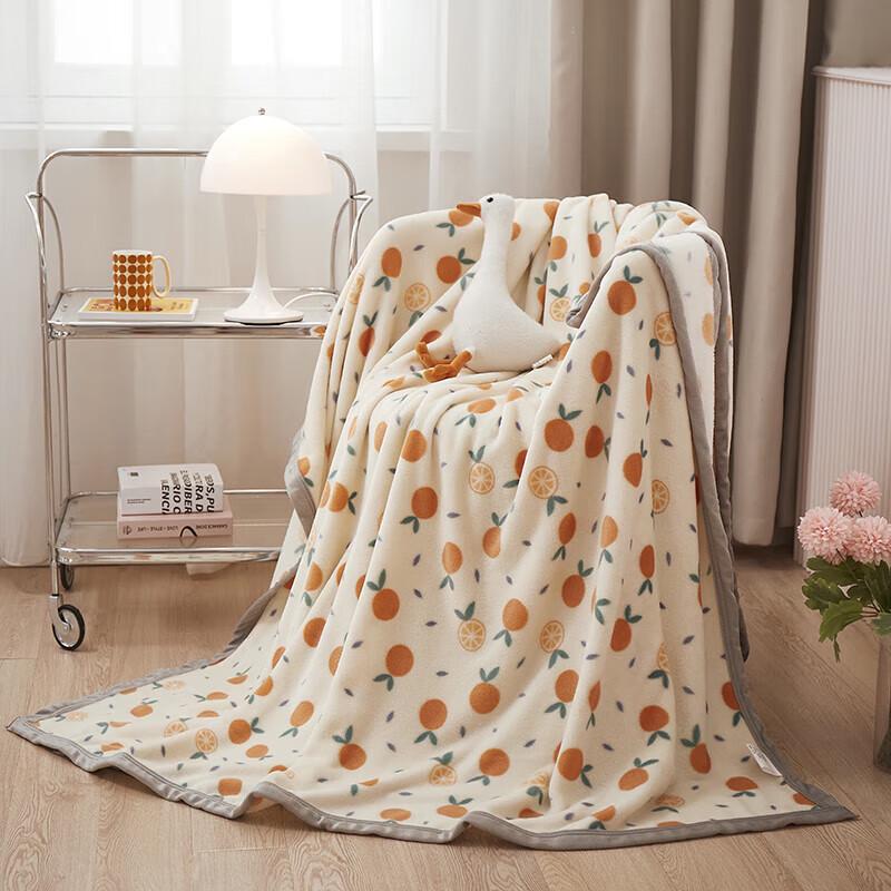 

Gold Mink Fleece Throw Blanket