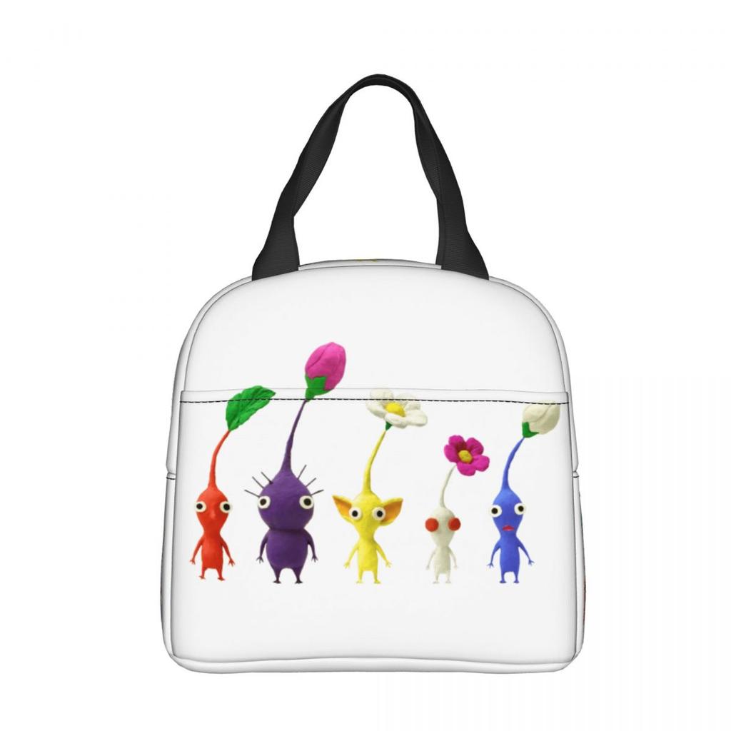 ALL Pikmin Insulated Lunch Bag Cooler Bag Meal Container Large Lunch Box Tote Food Storage Bags Work Travel