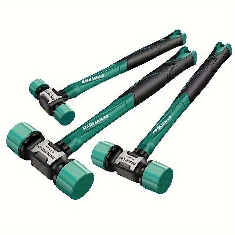 Rubber Installation Hammer, Plastic Handle, Metal Solid Hammer, Labor-saving Rubber Striking Tool, 27mm, 36mm, 43mm Size Hammer Heads