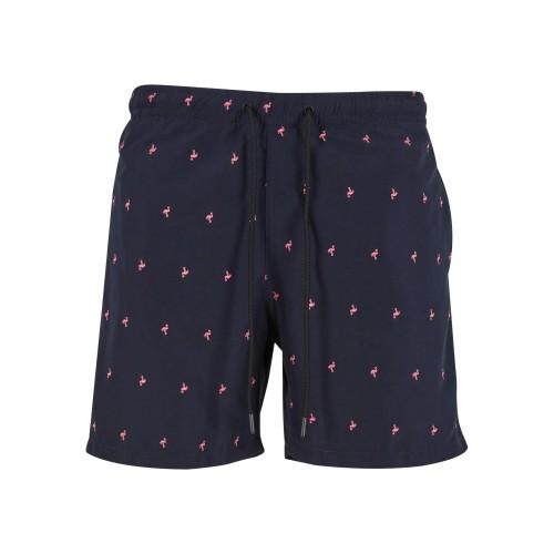 Urban Classics Mens Flamingo Swim Shorts