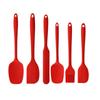 6Pcs Silicone Spatula Set BPA Free Heat Resistant Non-Stick Kitchen Utensils for Baking Cooking Mixing Scraping