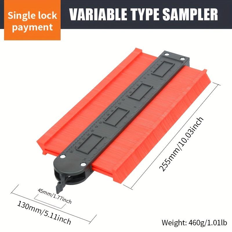 Shape Contour Gauge Duplicator Profile Measuring Angle Ruler Thickness Gauge Contour Template Copy Duplicator Woodworking Tools