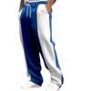 Men's Casual Quick-Dry Jogging Pants - Color Block, Loose Fit, Breathable Fabric with Drawstring Waist