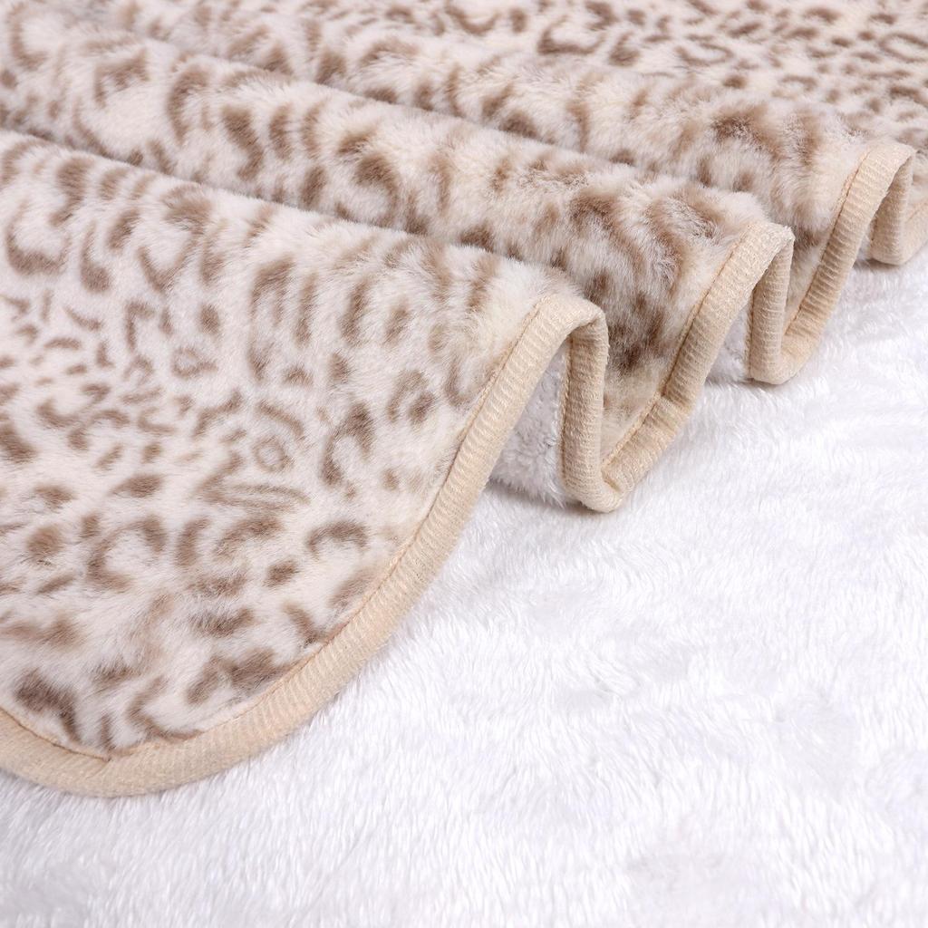 Grenzüberschreitende doppelseitige wasserdichte Haustierdecke aus Kaninchenfell - Warme Zwingerunterlage für Katzen und Hunde, Herbst/Winter