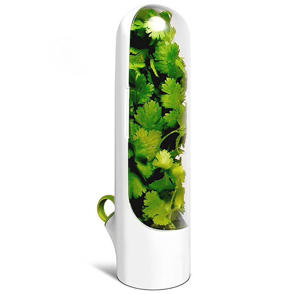 2PCS Vanilla Herb Keeper Storage Container Freshness Box 501 800ML White
