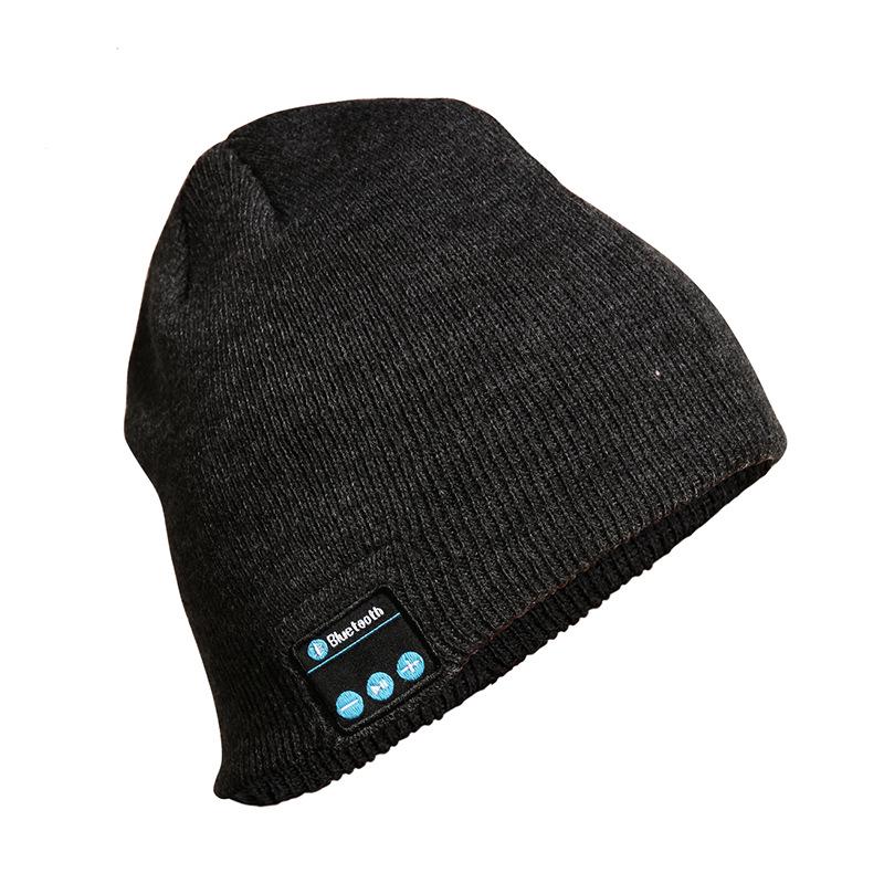 Bluetooth V5.0 Knitted Stereo Music Hat with Dual Ear Headset
