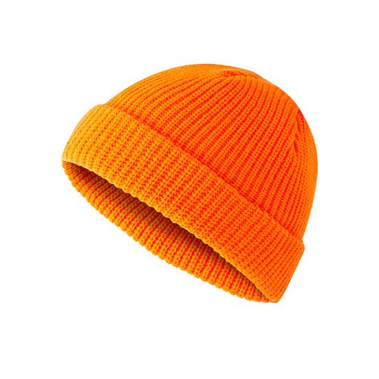Men Women Solid Color Knitted Beanie Cap Warm Woolen Street Outdoor Sport Hat