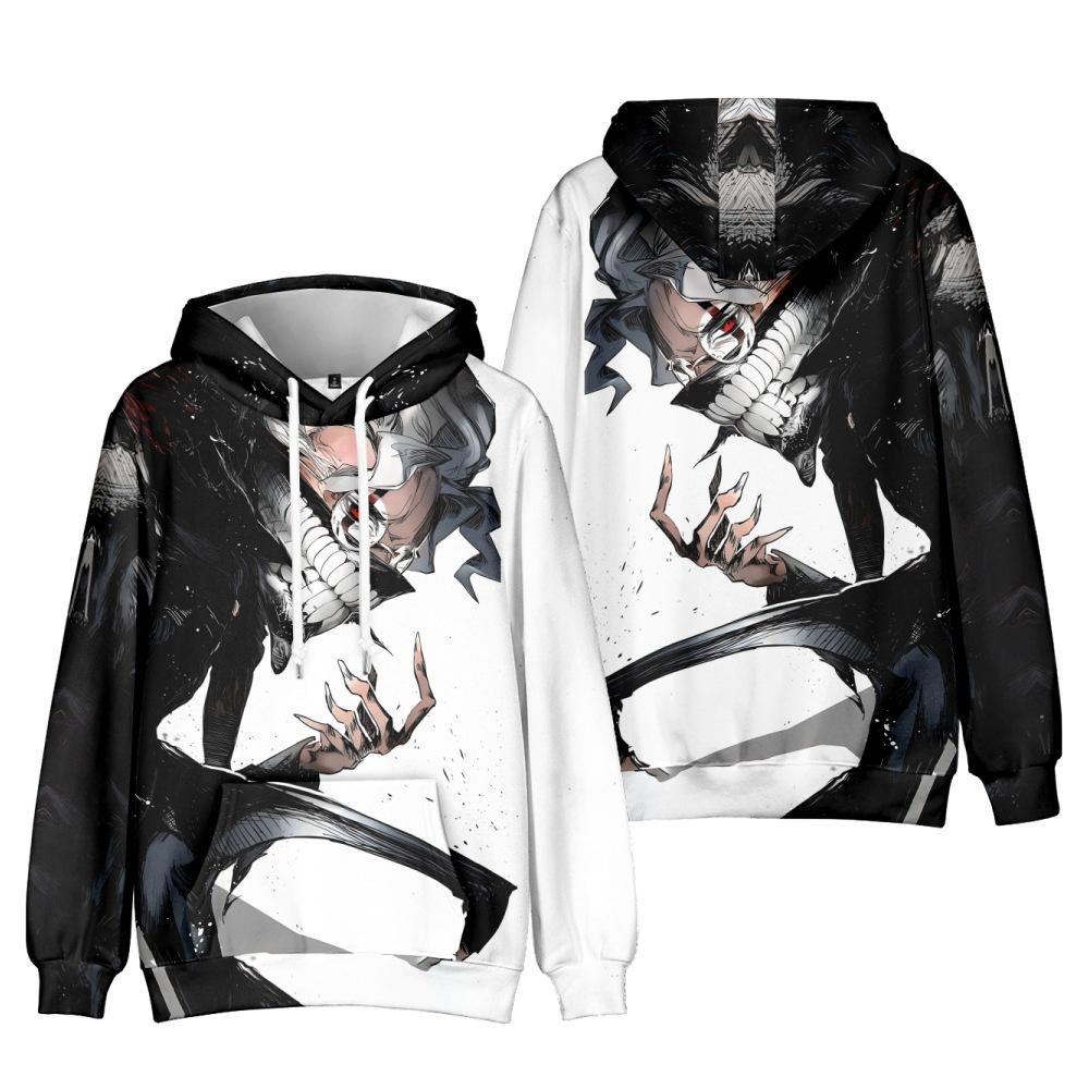 Herren Damen Fleece Kapuzenpullover DAN DA DAN Anime Aufdruck Frühling Herbst Pullover Sweatshirt Modischer Hoodie Freizeit Hip Hop Neuer Trainingsanzug Streetwear