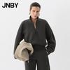 JNBY Spring 2025 Stand Collar Loose Fit Sweatshirt