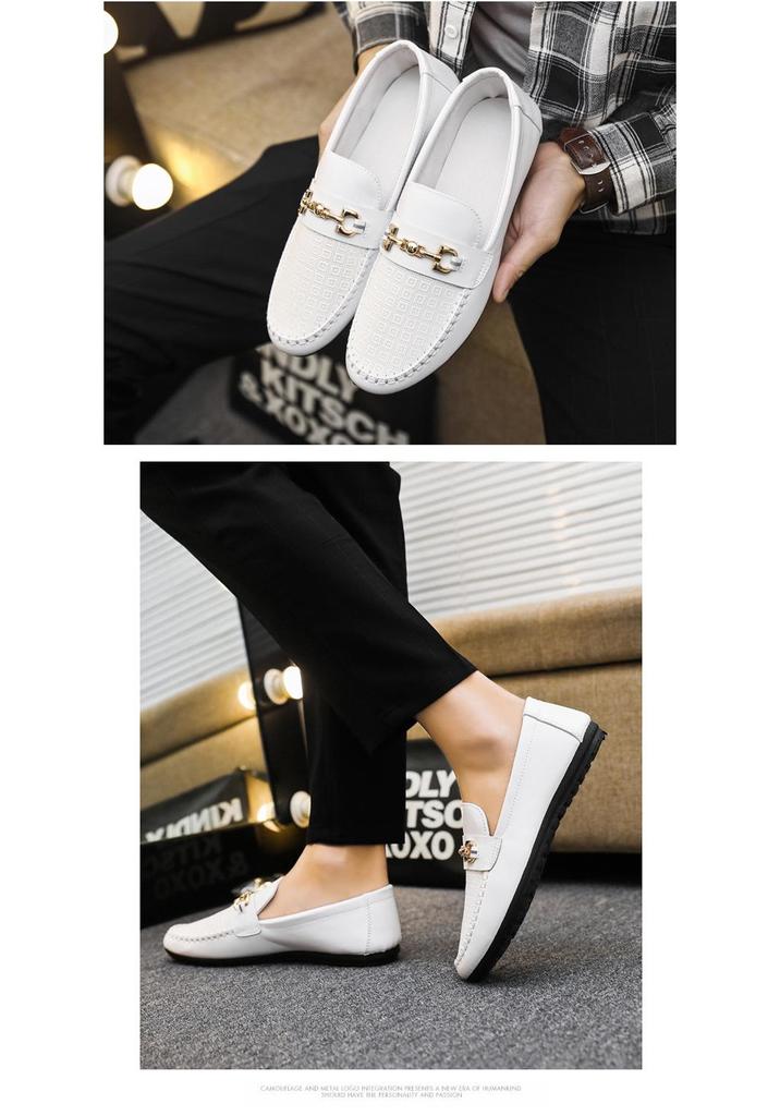 Erkek Yazlık Nefes Alabilen Yumuşak Taban Slip-On Mokasenler - Trend ve Çok Yönlü Sürüş Ayakkabıları