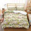 Cartoon Rabbit Duvet Cover Set Twin Queen Colorful Eggs Bedding Set Microfiber Floral Comforter Cover For Girls Boys Easter Gift