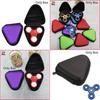Stylish Triangle Finger Toy Box Gift Pouch Hard Box Protective Case 9 2.5cm
