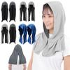 Cooling Hooded Towels Cooling Towels for Heatstroke Club and Outdoor Activities 2 (2-pack) - Prevention, Sports, Activities, (SOWAKA) (Light Gray,