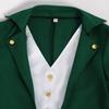 Medieval Swallowtail Costume for Halloween & St. Patrick's Day In Irish Green