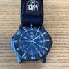 Used Rare "LUMINOX" Luminox Nighthawk F-117 Black Belt